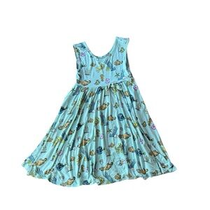 Little Sleepies DISNEY OG FINDING NEMO Twirl Dress SIZE 8 - Poor condition